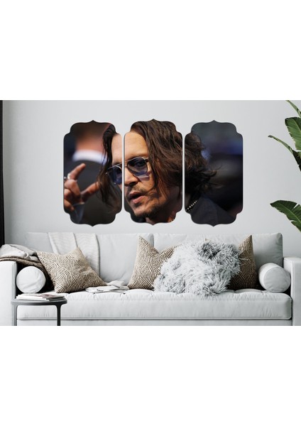 Johnny Depp Mdf Tablo 3422