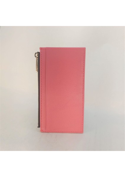 Krt Pembe Hakiki Deri Cüzdan Kartlık modelleri