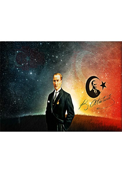 Mustafa Kemal Atatürk Kaymaz Taban Ithal Kumaş Oyuncu Mouse Pad 40X30 cm