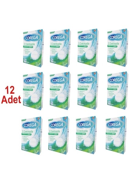 Bio Diş Temizleme 30 Tablet 12 Adet