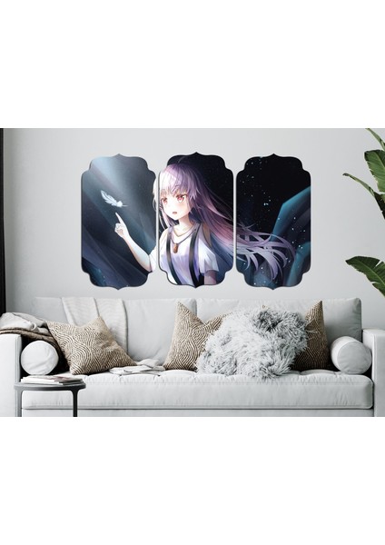 Anime Kız Mdf Tablo 0043 (Model D)