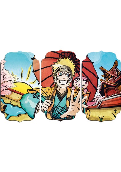 Naruto Anime Mdf Tablo 0399 (Model D)
