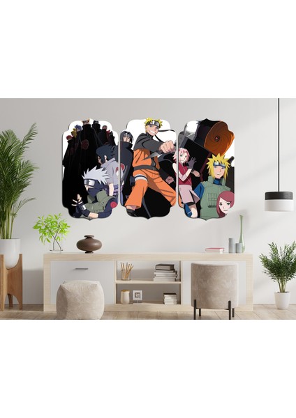 Naruto Anime Mdf Tablo 0397 (Model D)