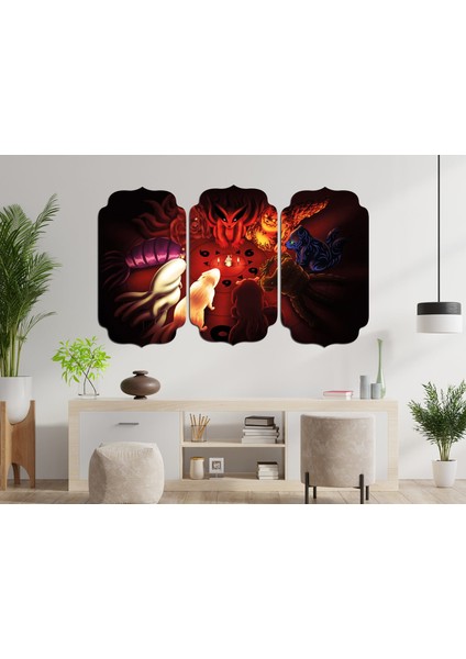 Naruto Anime Mdf Tablo 0383 (Model D)
