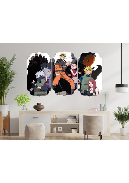 Naruto Anime Mdf Tablo 0400 (Model D)