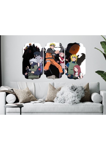 Naruto Anime Mdf Tablo 0400 (Model D)