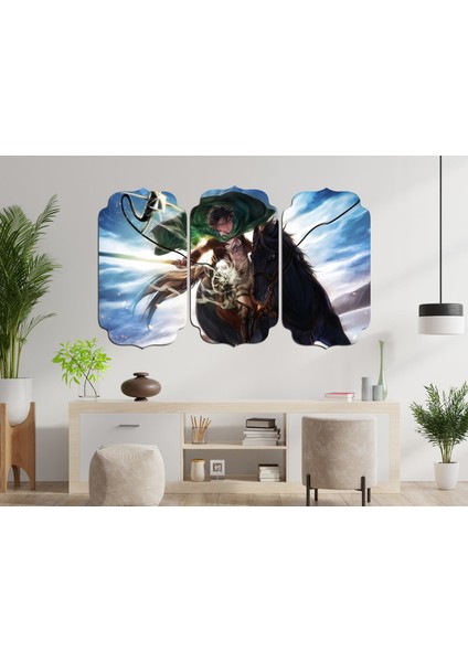 Attack On Titan Anime Mdf Tablo 0492 (Model D)