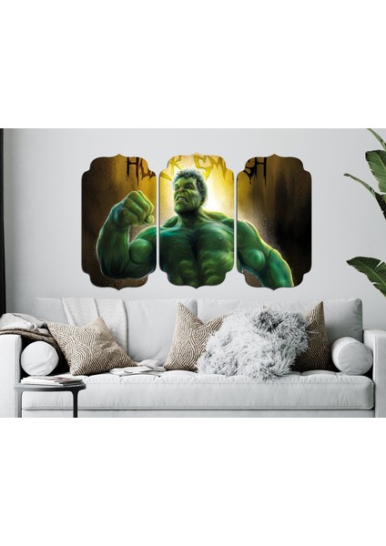 Hulk Yeşil Dev Mdf Tablo 0530 (Model D) modelleri