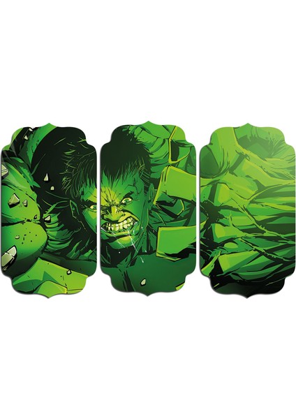 Hulk Yeşil Dev Mdf Tablo 0532 (Model D)