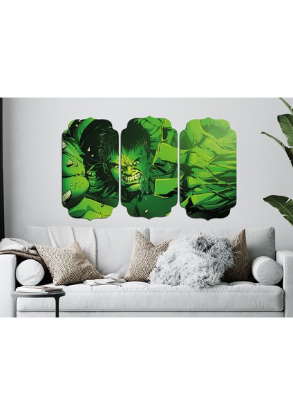 Hulk Yeşil Dev Mdf Tablo 0532 (Model D)
