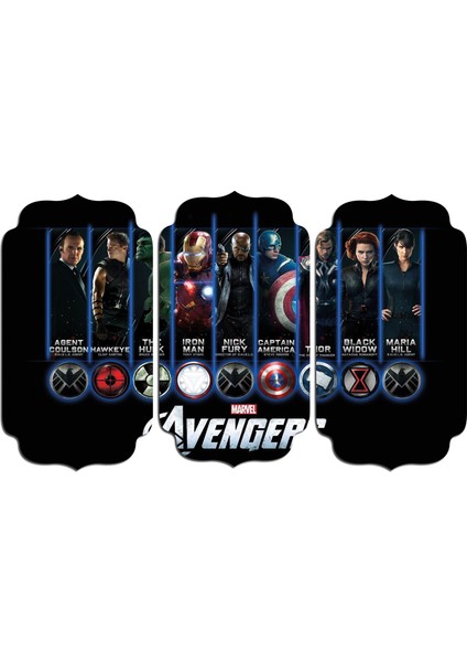 Avengers Mdf Tablo 0538 (Model D)