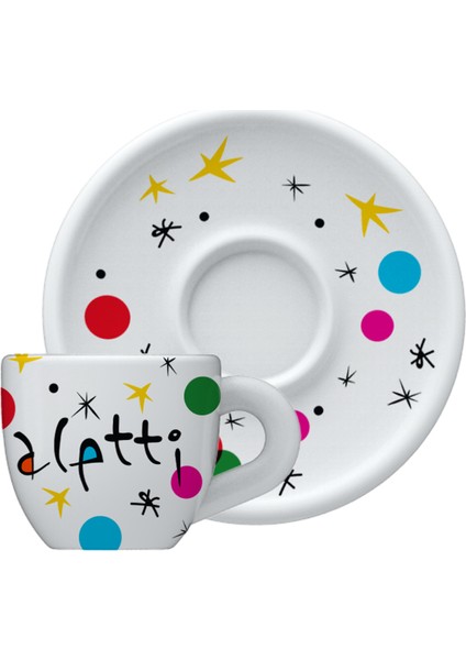 Miro Cappuccino Fincan ve Tabak Seti