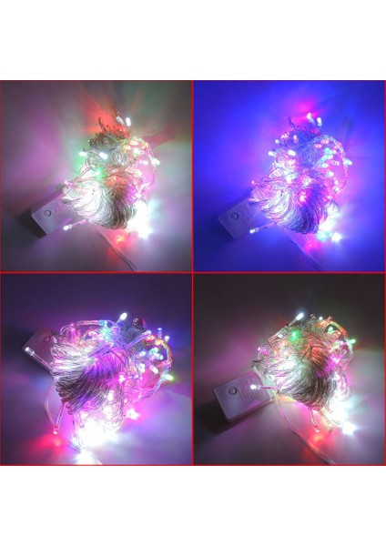 Iç Mekan LED Aydınlatma Rgb Animasyonlu Şeffaf Kablo 10M Ip Yılbaşı Süs