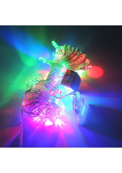 Iç Mekan LED Aydınlatma Rgb Animasyonlu Şeffaf Kablo 5m Ip Yılbaşı Süs