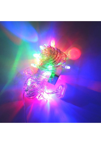 Iç Mekan LED Aydınlatma Rgb Animasyonlu Şeffaf Kablo 5m Ip Yılbaşı Süs