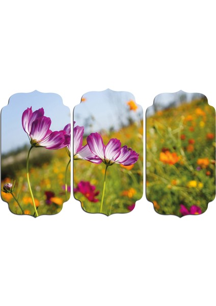 Ilkbahar Çiçekler Mdf Tablo 0720 (Model D)