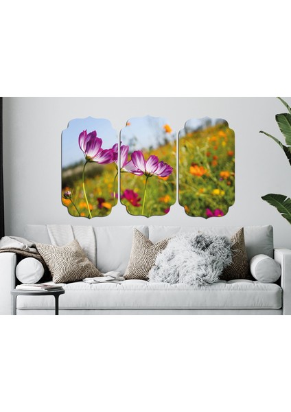 Ilkbahar Çiçekler Mdf Tablo 0720 (Model D)