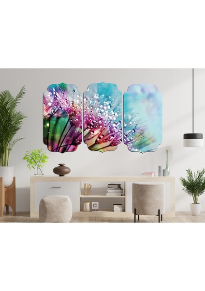 Su Damlası Renkli Mdf Tablo 0725 (Model D) fiyatları
