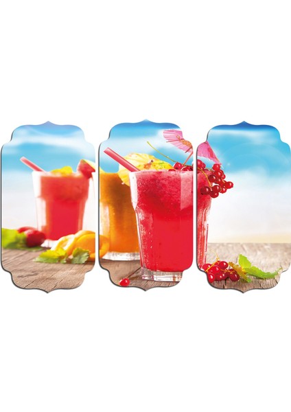 Yaz Tatil Kokteyl Mdf Tablo 0793 (Model D)