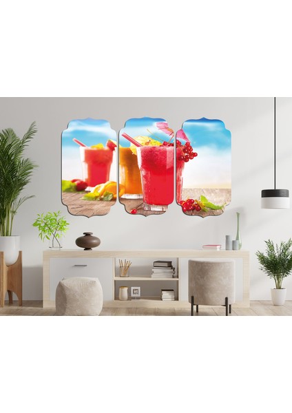 Yaz Tatil Kokteyl Mdf Tablo 0793 (Model D)