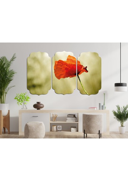 Gelincik Çiçeği Mdf Tablo 0815 (Model D) fiyatları