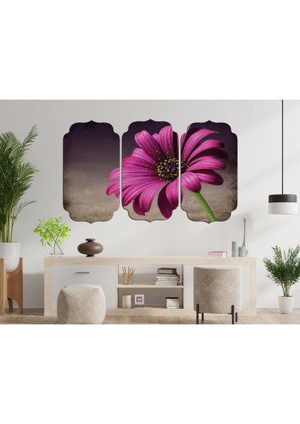 Mor Papatya Mdf Tablo 0830 (Model D)
