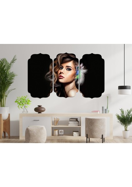 Kadın Sanatsal Mdf Tablo 1126 (Model D)
