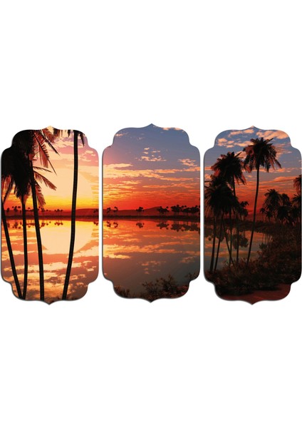 Gün Batımı Sunset Mdf Tablo 1429