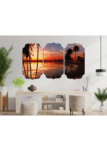 Gün Batımı Sunset Mdf Tablo 1429