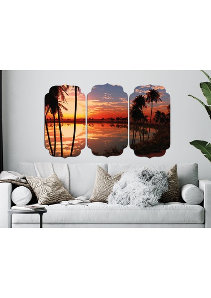 Gün Batımı Sunset Mdf Tablo 1429