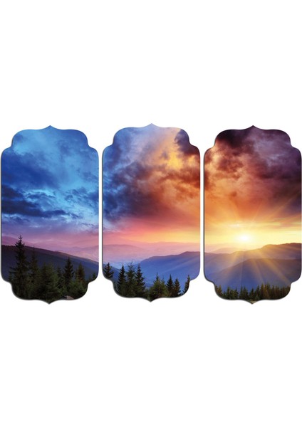 Gün Batımı Sunset Mdf Tablo 1451