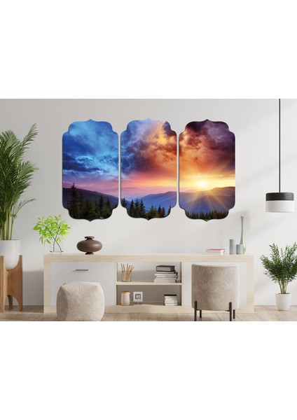 Gün Batımı Sunset Mdf Tablo 1451