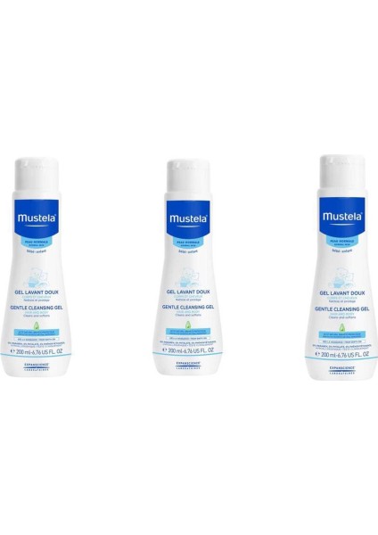 Gentle Cleansing Gel 200 ml X3 Adet