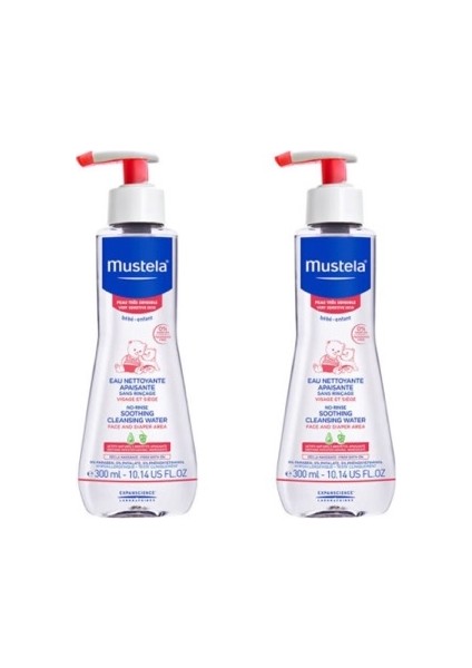 Çok Hassas Cilt Durulama Gerektirmeyen Temizleme Sıvısı 300 ml X2 Adet