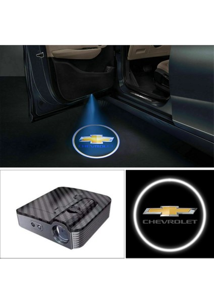 Chevrolet Kapı Altı Logo Karbon