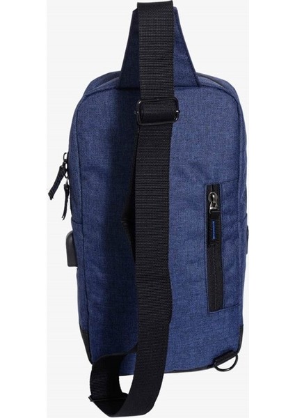 Smart Bag Usb'li Çapraz Göğüs Çantası 1501 Lacivert
