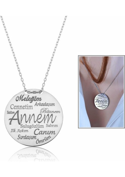 Annem Sulugözlüm Plaka Kolye indirimleri