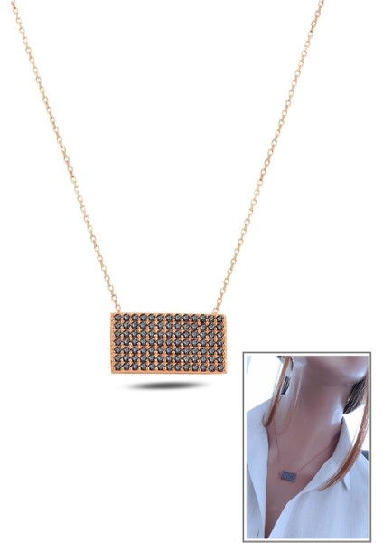 Mavi Çağla Şikel Zarf Kolye modelleri