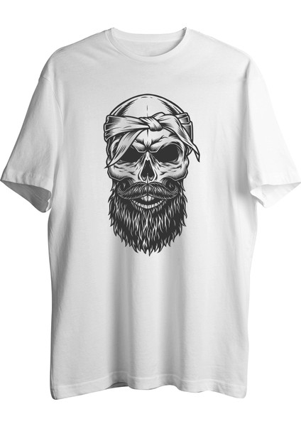 Bearded Skull Tişört