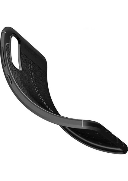 Samsung Galaxy A50 Kılıf Deri Görünümlü Renk Atmayan Dayanaklı Silikon Kapak (Niss) fırsatları