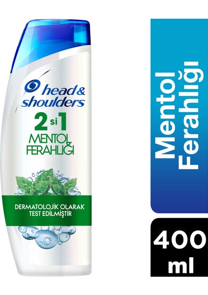 Head & Shoulders 2'si 1 Arada Kepek Şampuan Mentol Ferahlığı 400 ml