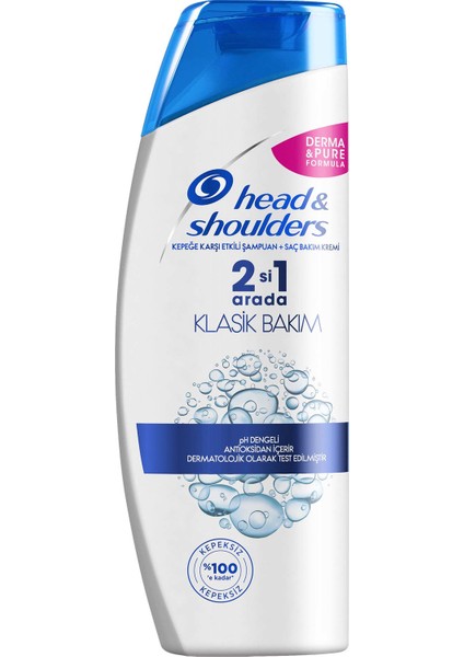 Head & Shoulders 2'si 1 Arada Şampuan Klasik Bakım 300 ml fiyatları