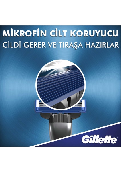Mach3 Turbo 2'li Yedek Tıraş Bıçağı