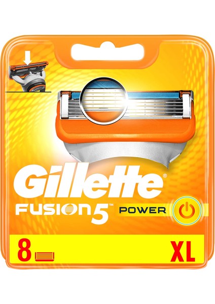 Fusion Power 8'li Yedek Tıraş Bıçağı Karton Paket fiyatları