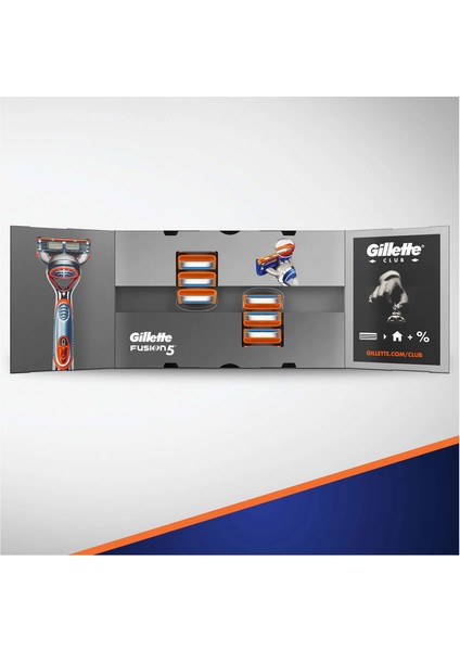 Fusion Power 8'li Yedek Tıraş Bıçağı Karton Paket