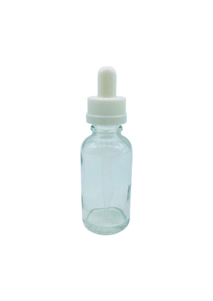 Cam Şeffaf Şişe Ince Cam Damlalık Çocuk Kilitli Kapak Beyaz 10 Adet 30 ml fiyatları