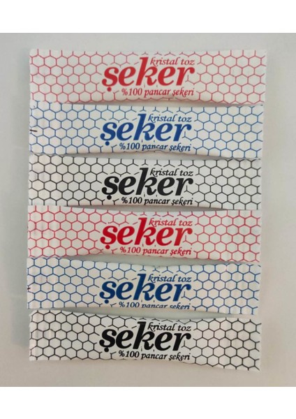 Karışık Renkli Stick Toz Şeker 2000 x 3 gr