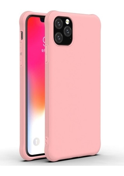 Apple iPhone 11 Pro 5.8" Shockproof Tpu Soft Slim Silikon Kılıf AL-32243 Pembe