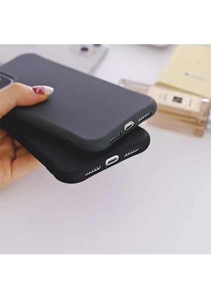 Apple iPhone 11 Pro Max 6.5" Shockproof Tpu Soft Slim Silikon Kılıf AL-32244 Siyah
