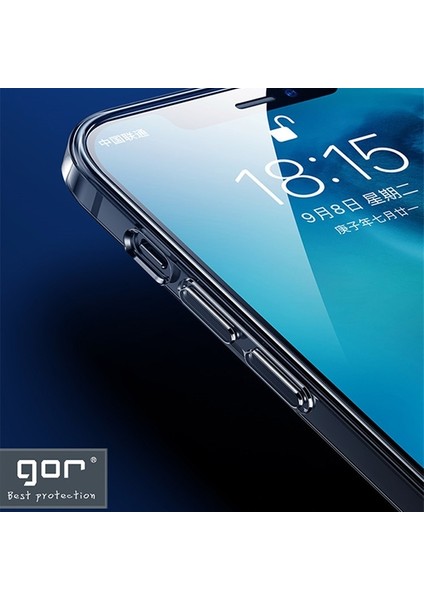 Gor Iphone 12 Pro 6.1 Inch Kılıf Kamera Korumalı Şeffaf Silikon Kılıf modelleri